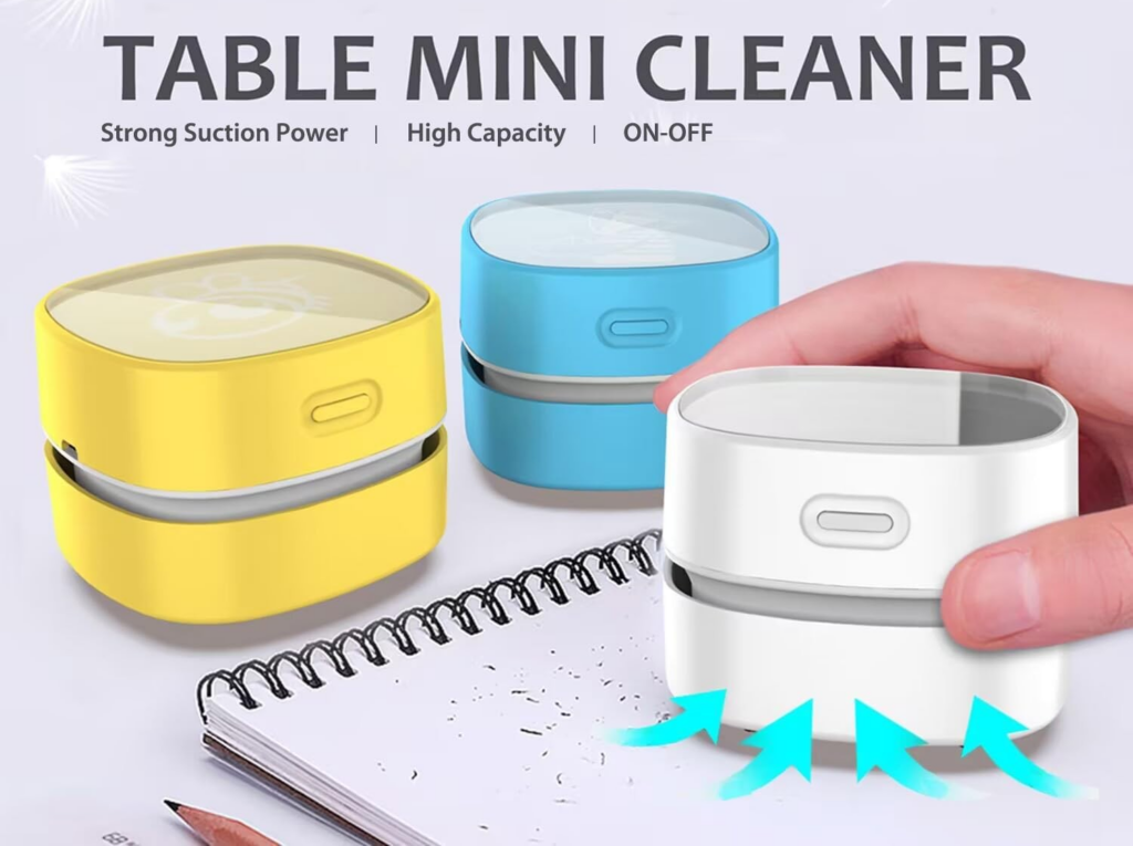 ODISTAR Desktop Vacuum Cleaner, Mini Table dust Sweeper